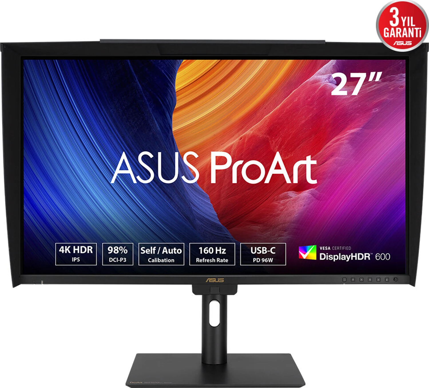 Asus Proart PA27UCGE 27″ 160HZ 1MS Pıvot Monitor