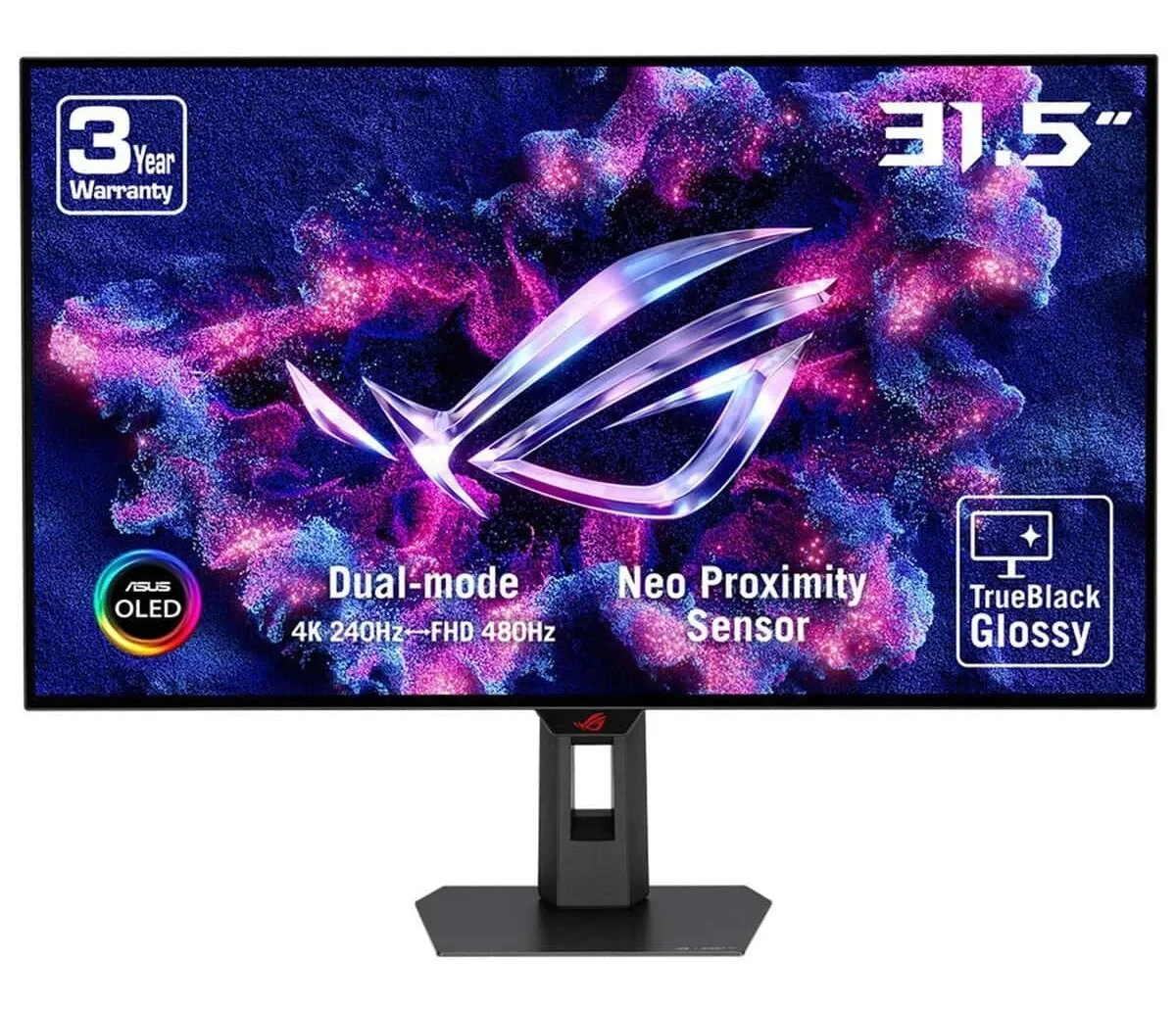 ASUS ROG Strix OLED XG32UCWMG 31.5 inç 240 Hz 4K UHD 0.03ms 480Hz FHD