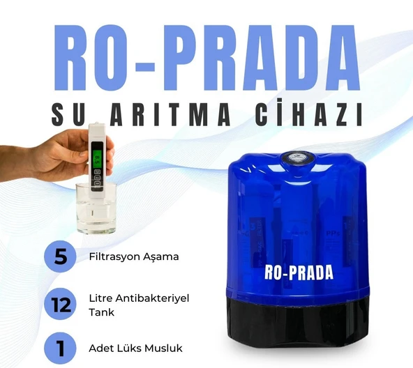 Asyam Prada 12 LT 5 Aşamalı Su Arıtma Cihazı Kapalı Kasa