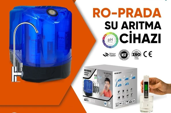 Asyam Prada 8 LT 5 Aşamalı Booster Motorlu Elektrikli Su Arıtma Cihazı