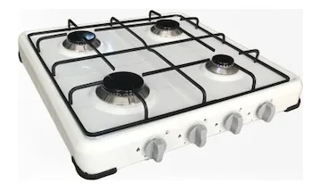 Baha 4 Gözlü Setüstü Emaye LPG Ocak