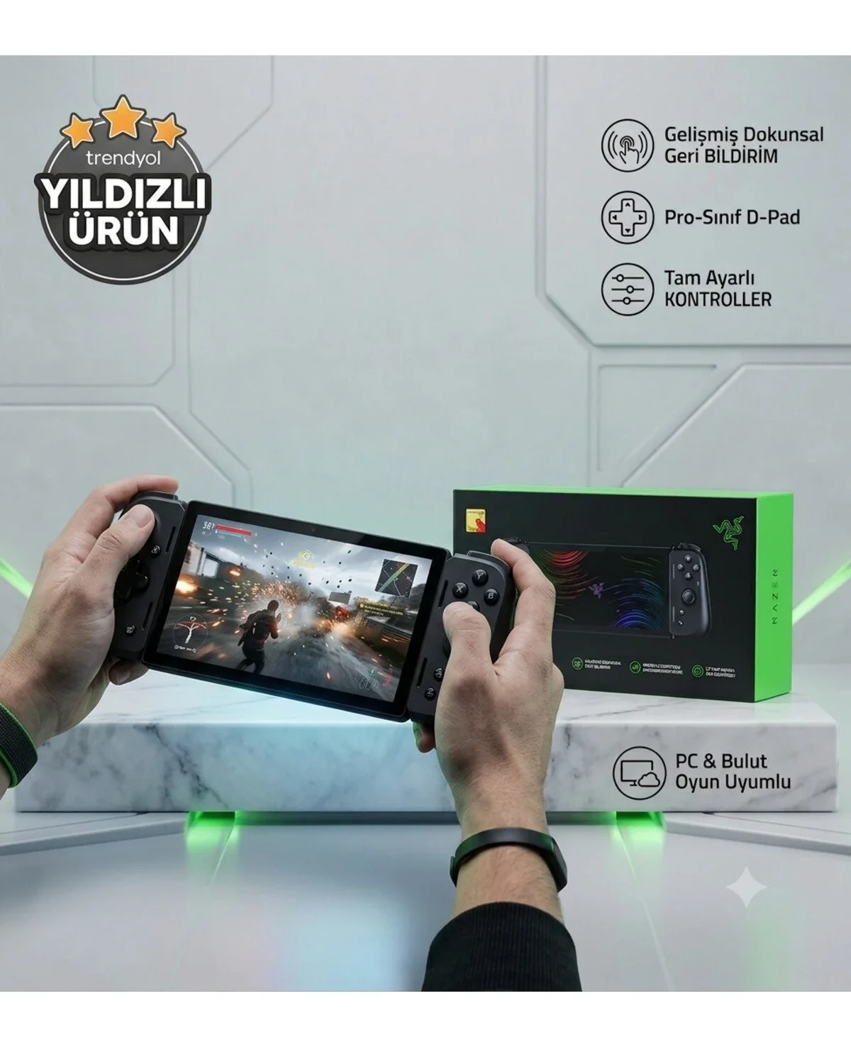 BATES HOUSE Razer Edge Oyun Konsolu (Gaming Handheld with Android) •