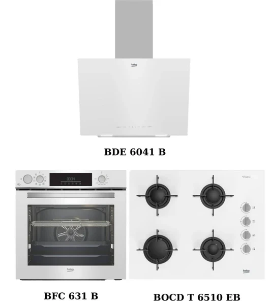 Beko Cam Digital Ankastre Set (Bde 6041 B + Bocd T 6510 Eb + Bfc 631