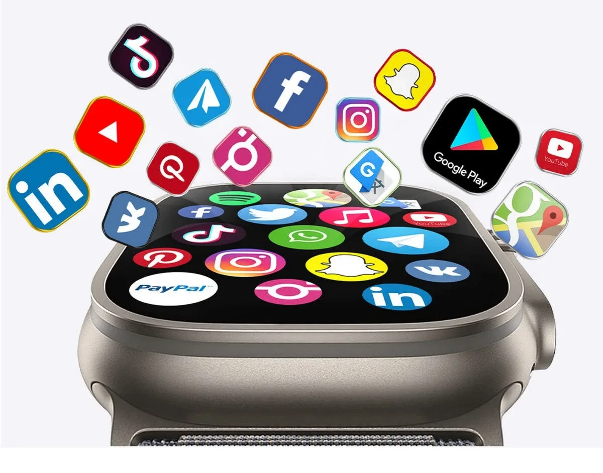 Bella Watch Ultra 2 Wifi Destekli Android Akıllı Saat Uygulama Indirme