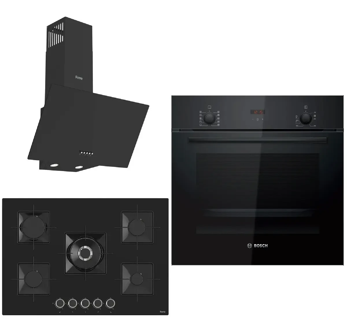 Bosch & Ferre Large Sanremo 3 lü Ankastre Set ( HBF512BB1T