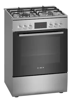 Bosch HXR391H51T 66 L Gazlı Elektrikli Solo Fırın Inox