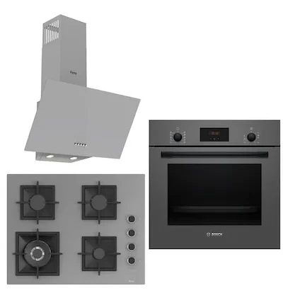 Bosch&ferre Grigio Hbf512bh1t – Sc408 – D088 3 Lü Ankastre Set