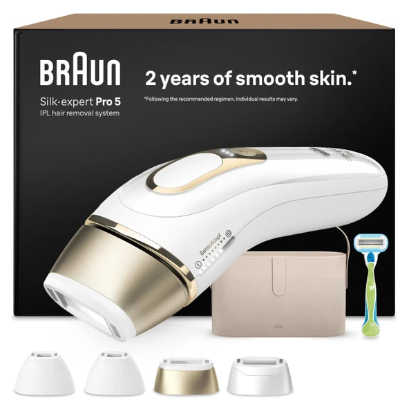 Braun IPL epilasyon cihazı Silk Expert Pro 5, PL5342, /altın