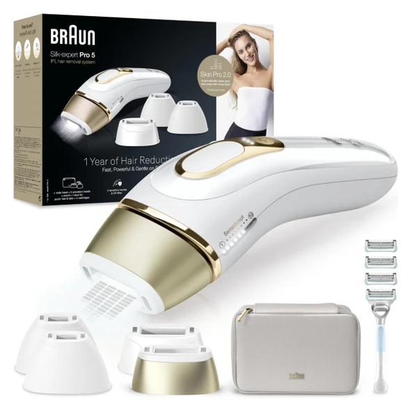Braun IPL epilasyon cihazı Silk Expert Pro 5, PL5358, /altın