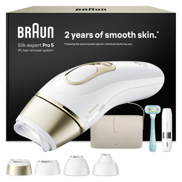 Braun IPL epilasyon cihazları Silk Expert Pro 5, PL5442, /altın