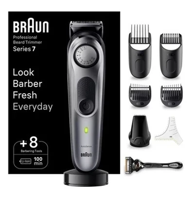 Braun ProBlade AutoSense Sakal Düzeltici Islak ve Kuru Kullanım Gri