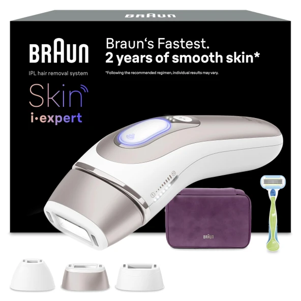 Braun Smart IPL Skin i·expert 7, kalıcı lazer epilasyon, IPL cihazı