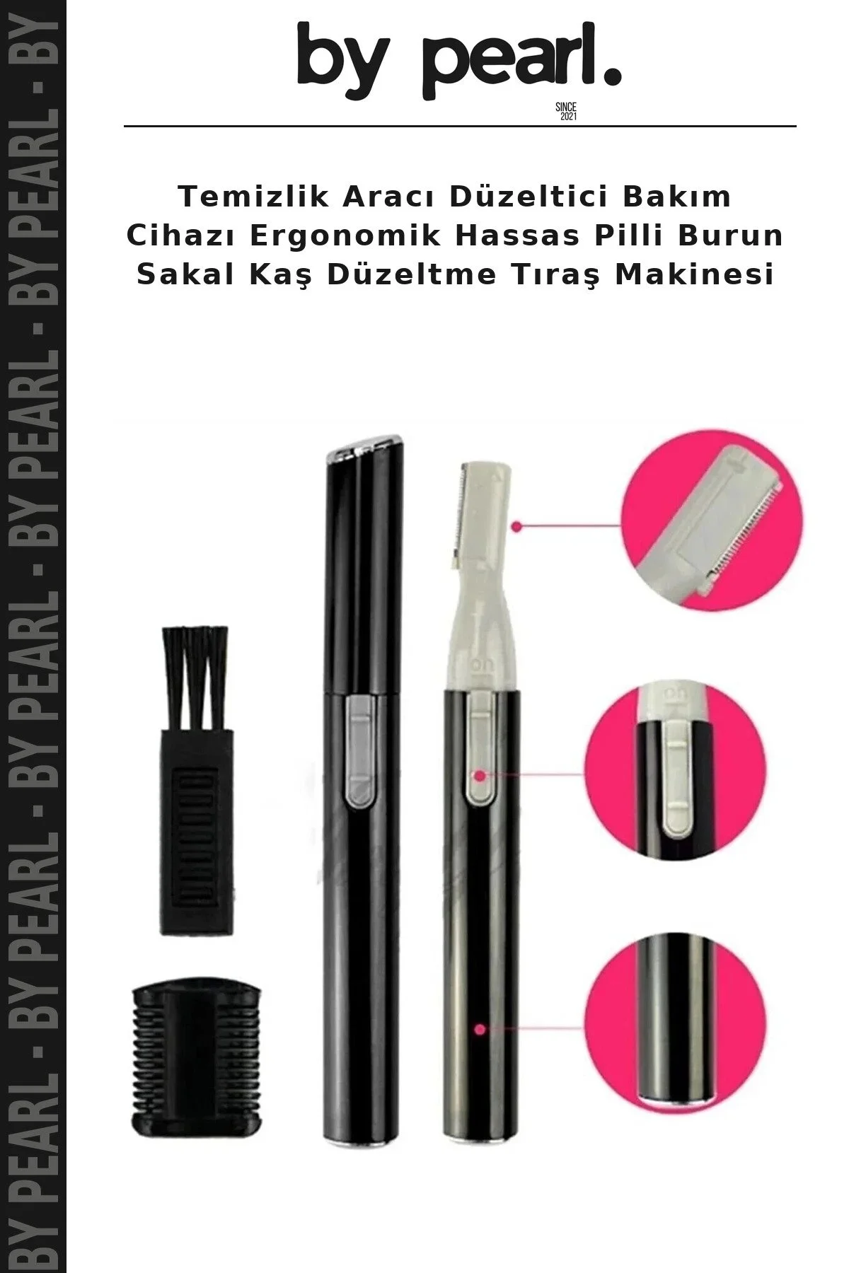 By Pearl Temizlik Aracı Düzeltici Bakım Cihazı Ergonomik Hassas Pilli