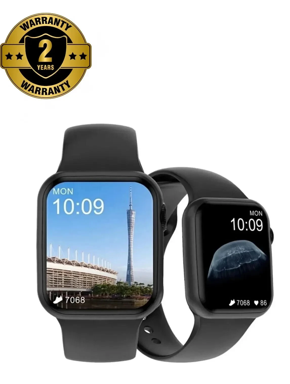 Carlburn Su Geçirmez 45mm Simli Watch 7 Ios Android Sağlık Spor Akıllı Saat