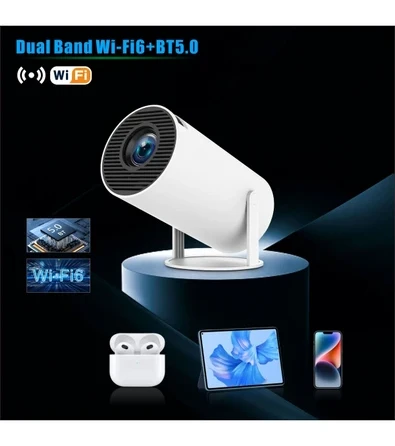 CASTU Hy300 Pro 4k Taşınabilir Sinema Projeksiyon 1280*720p Ev