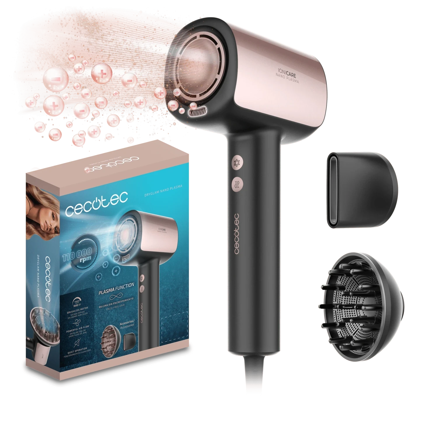 CECOTEC Dryglam Nano Plasma Saç Kurutma Makinesi