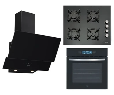 Çetintaş Premium Full Dokunmatik Cam Ankastre Set 15