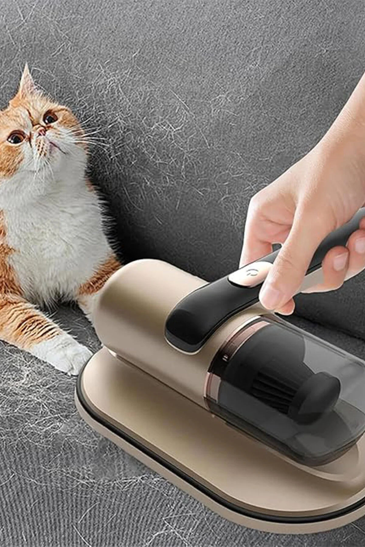 CİYU TİCARET Kablosuz el süpürgesi kedi-köpek kılı detaylı alan koltuk