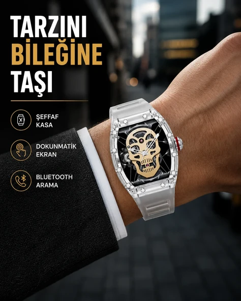 Çoklu Spor Modlu Akıllı Saat Bildirim Destekli Yeni Nesil