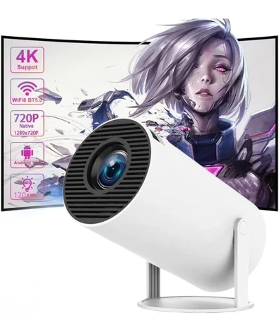 Coverzone Hy300 Projeksiyon Wifi 6 Bt5.0 Ev Sineması Projeksiyon
