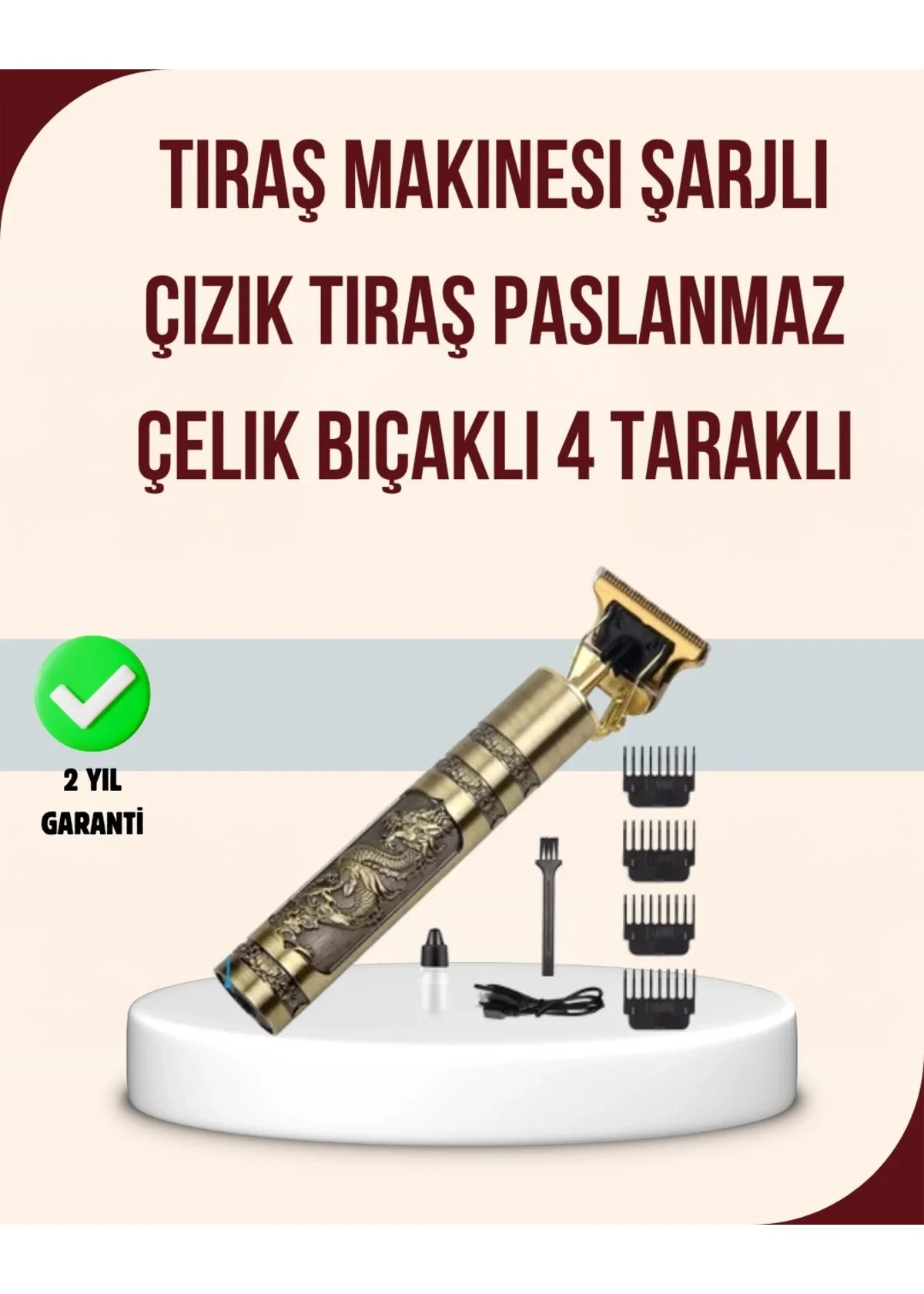Datatek Mey İthalat® Titreşim Motorlu Erkek Saç ve Sakal Düzeltici