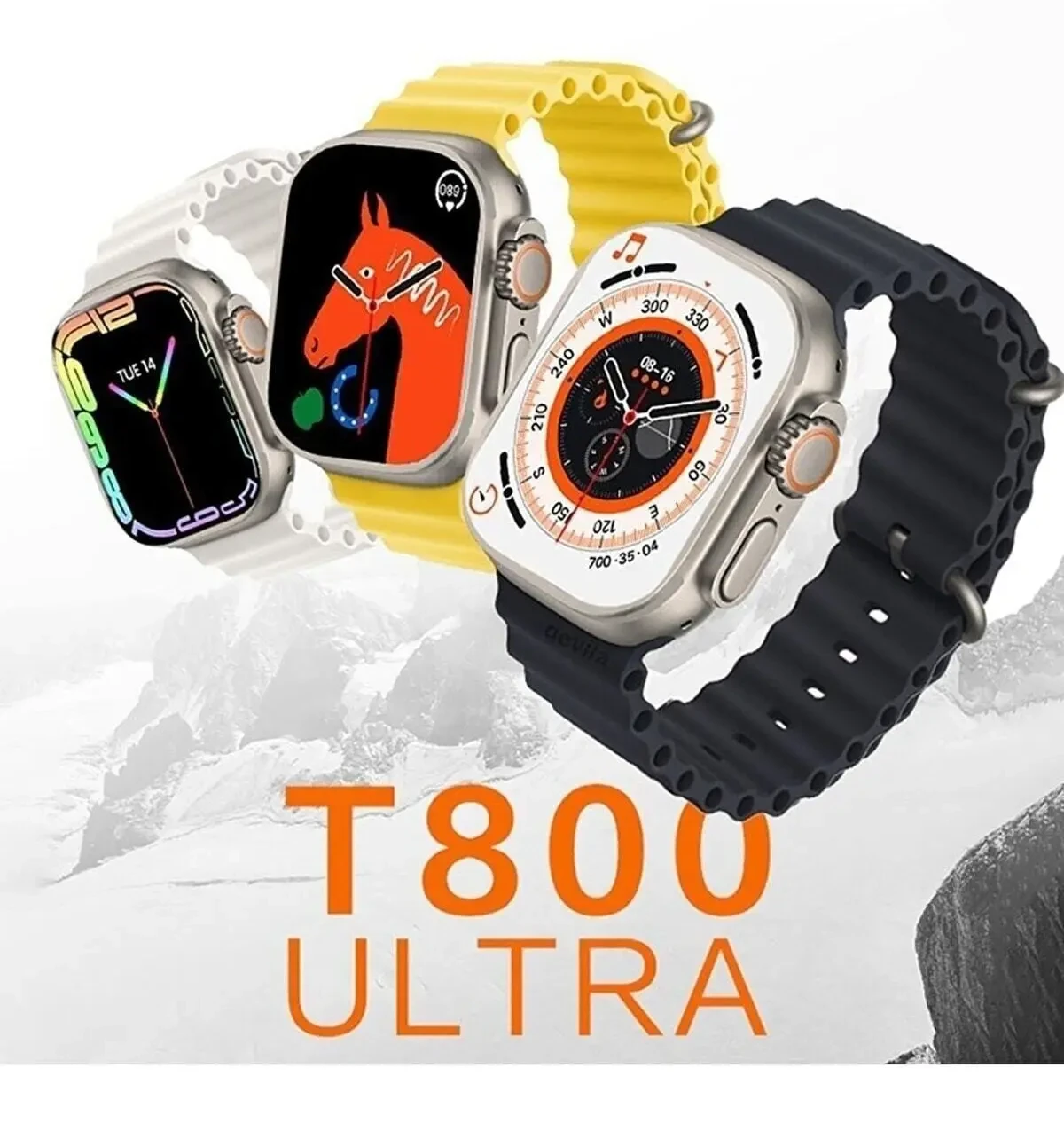 Delikan Store Torima T800 Ultra 49mm Tam Ekran Akıllı Saat