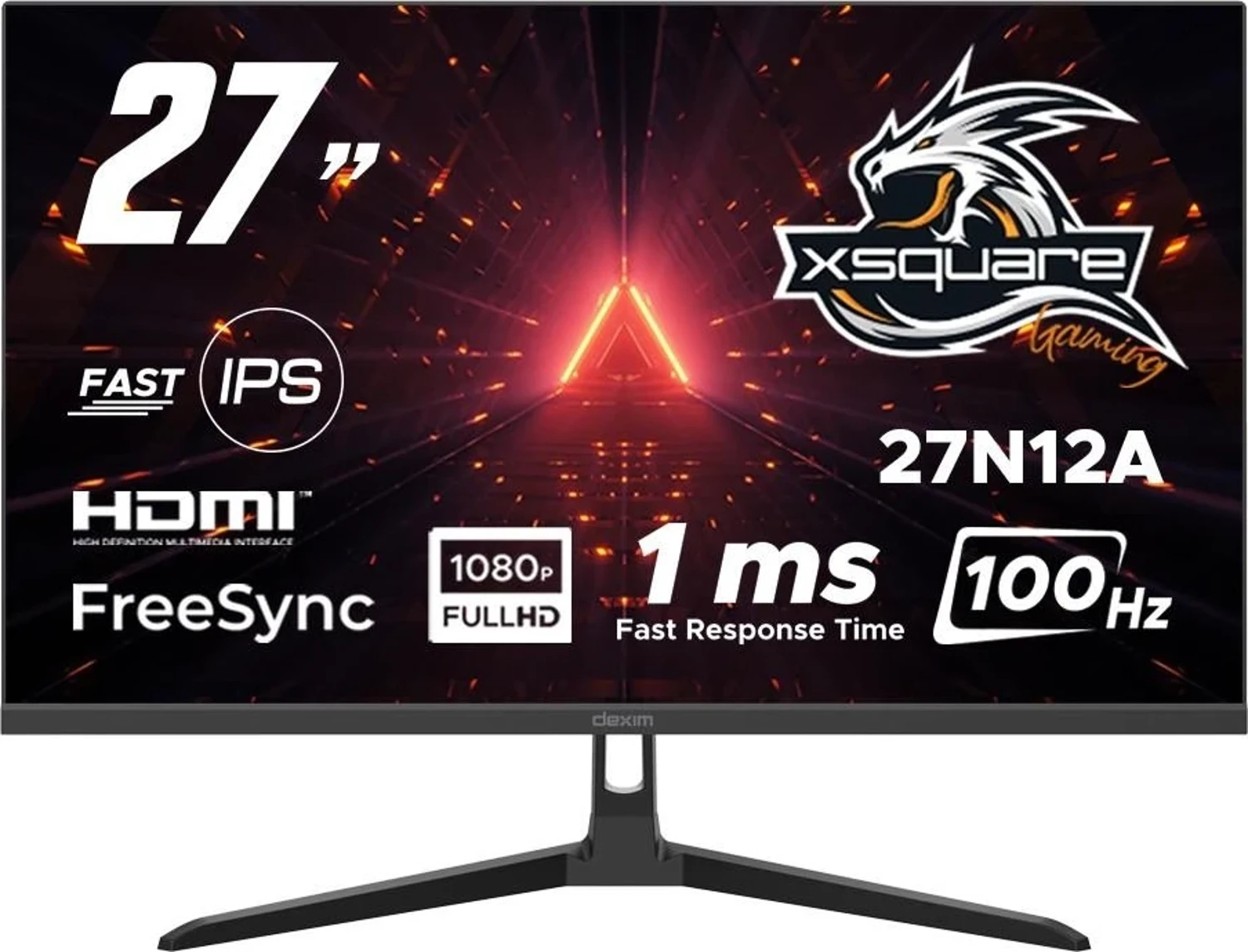Dexim 27″ FHD 100Hz 1ms IPS Gaming Monitör DMT010