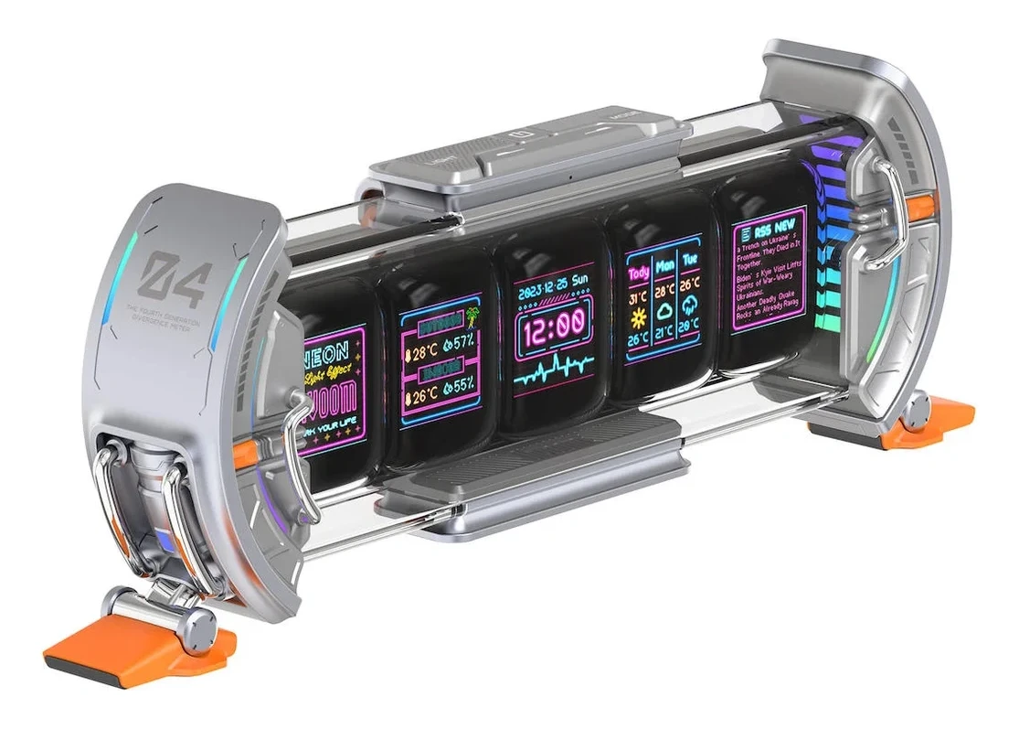 Divoom Times Gate Akıllı 5li Dijital LED Ekran-Canlı Borsa Gamer Odası