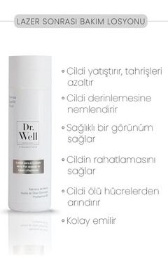 Dr.Well Barcelona Cosmetics Lazer Epilasyon ve Ağda Sonrası Onarıcı