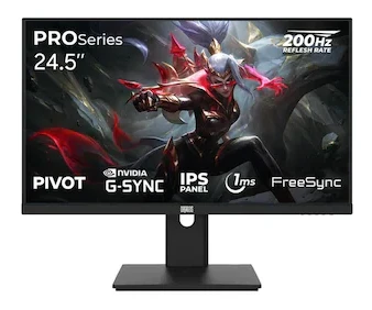 Dragos Pro Series P245fhd200 24.5″ 1 Ms Full Hd Pivot Ips 200 Hz Monitör