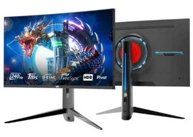 Dragos Vısıon V27240 27 Inç 1ms 240hz Dp HDMI Fhd Curved Pivot Monitör