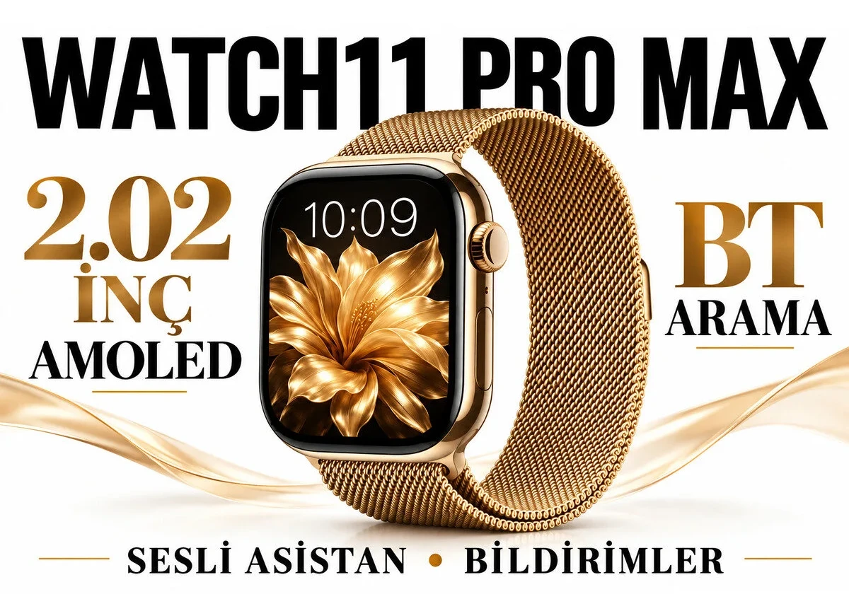 DURKHEİM Watch11 Pro Max Akıllı Saat Arama Konuşma Mesaj Yanıtlama