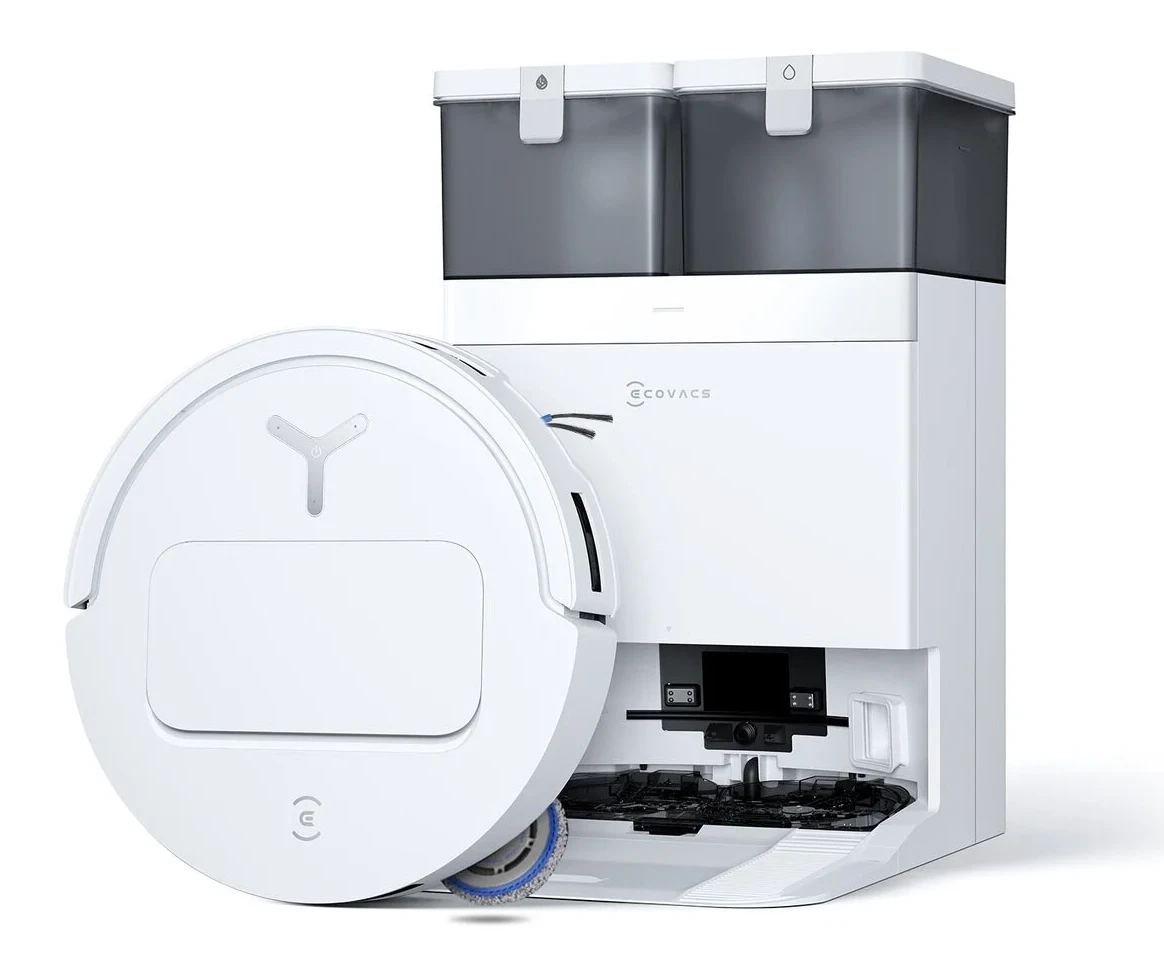 Ecovacs T50S Omni Akıllı Robot Süpürge ve Çöp İstasyonu