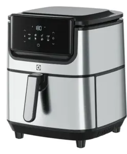 Electrolux E6AF1-6ST AirFryer 8 Programlı Dokunmatik LCD Ekranlı 7 Lt Sepet Kapasiteli, , 5.4 Lt Kızartma Kapasitesi