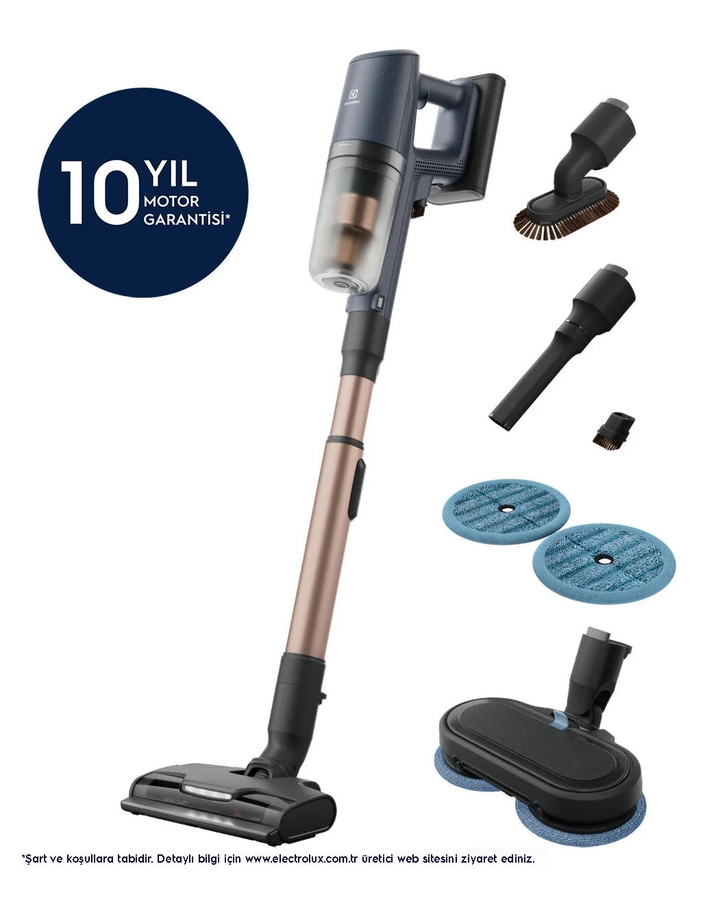 Electrolux EP82H25WET 800 Serisi Hygienic Wet Islak&Kuru 10 Yıl Motor