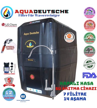 Elegance Pompalı12 Lt 7 Filitre 14 Aşama Su Arıtma Cihazı