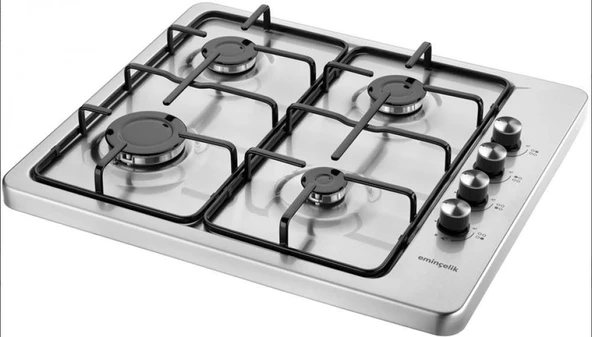 Eminçelik EC-SÜ 3140 X60 NG (31120) İnox Setüstü Doğalgazlı Ocak