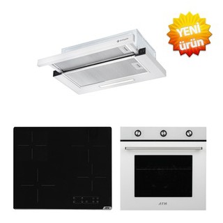 Eminçelik Ve AFM Cvq Vitroseramik FM7601 – V6-04 – 1320 Ankastre Set