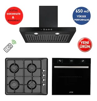 Eminçelik Ve AFM Jaesta FM7600 – 31 222 – FM3500B 3’lü Ankastre Set