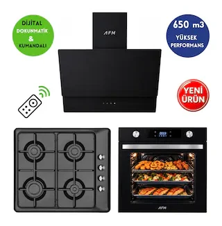 Eminçelik Ve AFM Roetto FM7600 – 31 222 – FM3400B 3’lü Ankastre Set