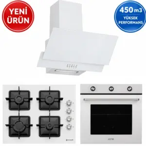 Eminçelik ve AFM TECH Markalı / BOLD Turbolu Dijital Cam Ankastre Set (12 226+ FM7701+FM3301)