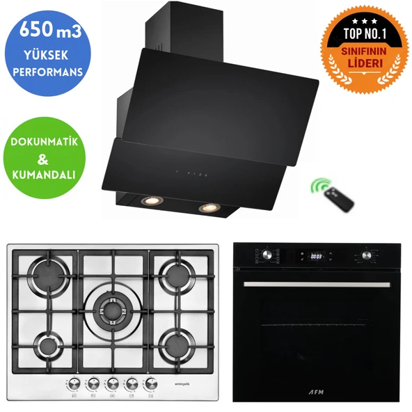 Eminçelik ve AFM TECH Marka/JV İnox Turbolu Ankastre Set (22 380 wok