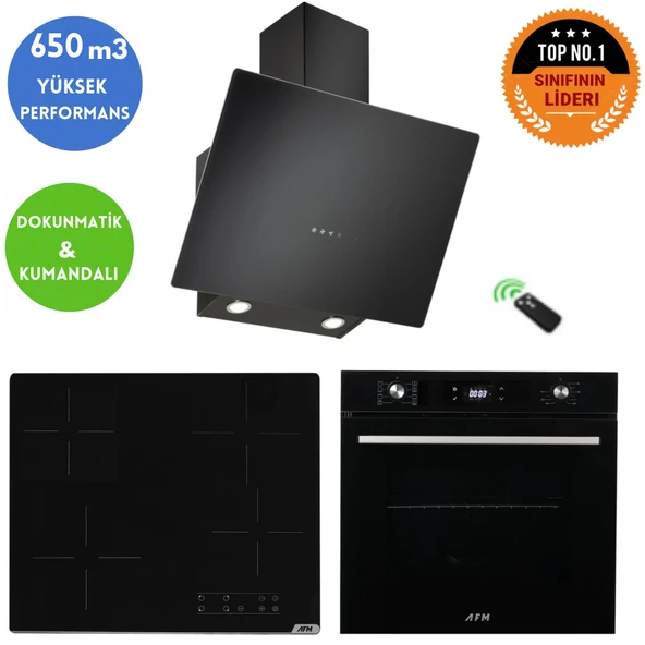 Eminçelik ve AFM Tech Markalı / QEB Elektrikli Dijital Ankastre Set