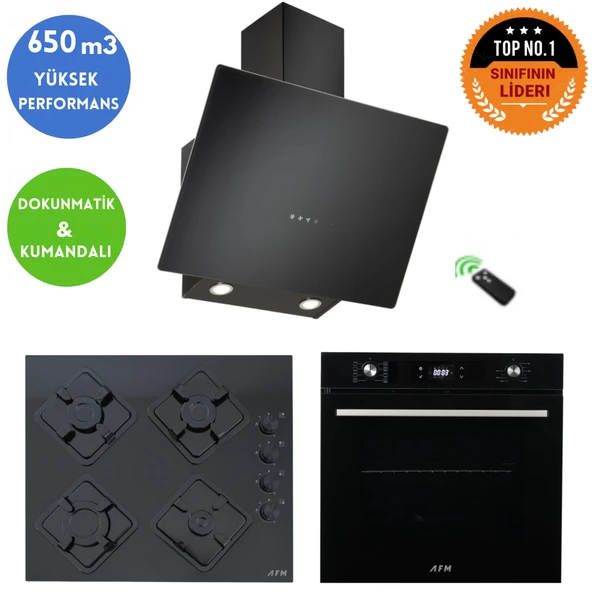 Eminçelik ve AFM Tech Markalı / Softe Cam Ankastre Set ( FM7700