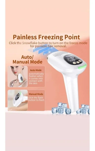 EnsTech Ipl Buz Lazer Epilasyon 999.999 Atım Otomatik/manuel