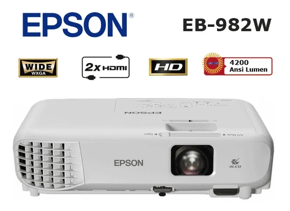 Epson EB-982W HD 4200 Ansi Lümen Projeksiyon Cihazı
