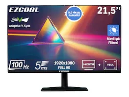 Ezcool Corp EZC22 21.5″ 5 MS 100 HZ Monitör