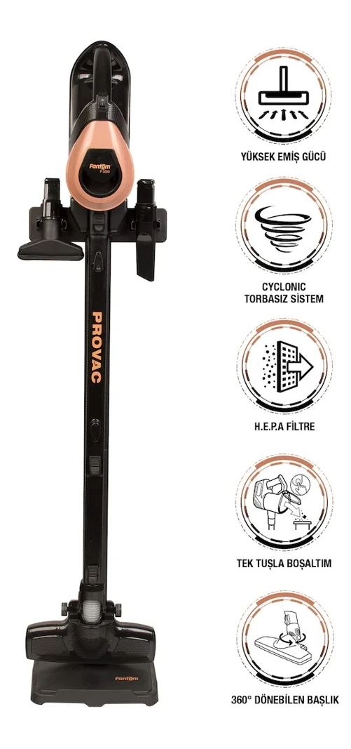 Fantom Provac P5000 Dikey Süpürge