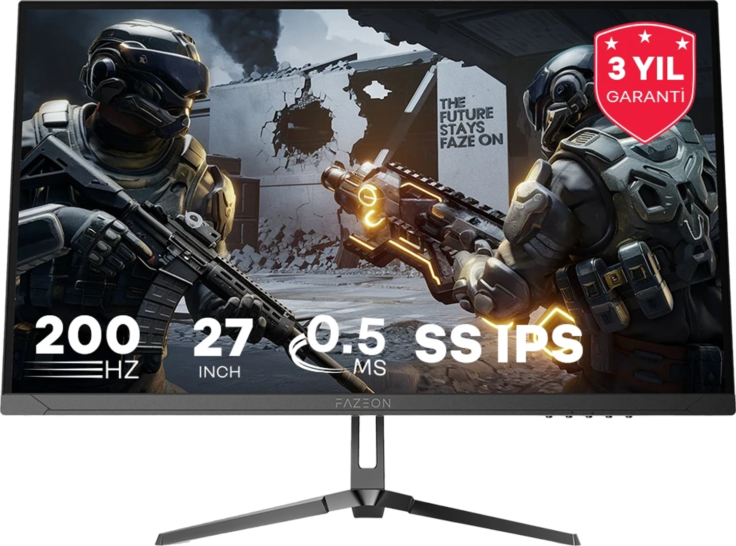 Fazeon X27F200 27″ 0.5 ms Full HD IPS 200 Hz Oyuncu Monitörü