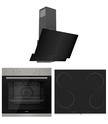 Ferre Elektrikli Cam Ankastre Set – XE61MDV / MS261 / D063